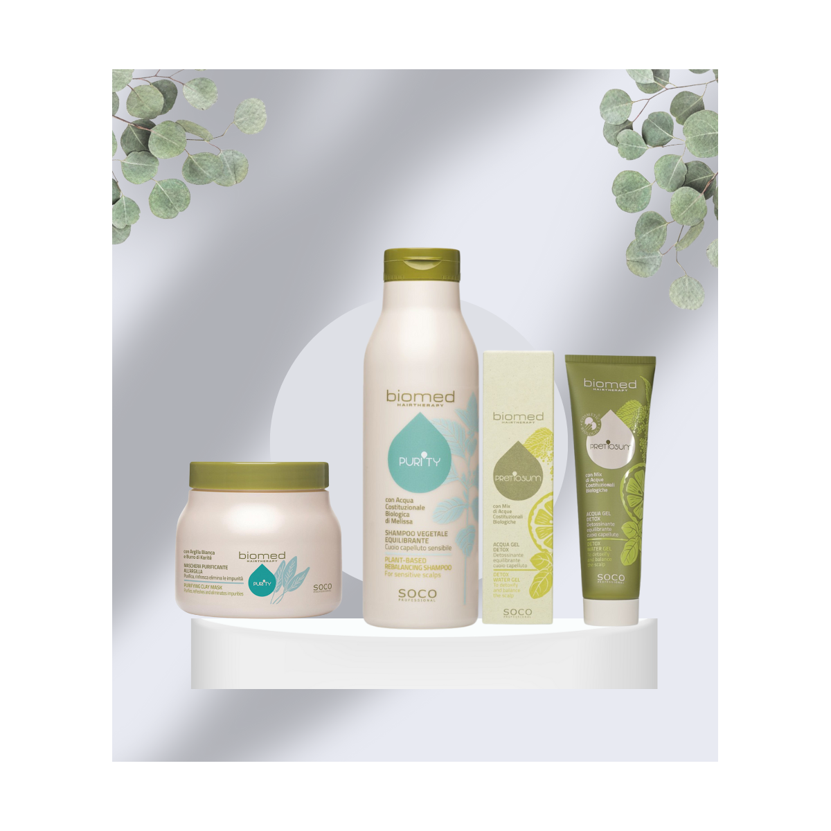 Pack cuero cabelludo sensible de Biomed Purity