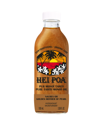 ACEITE PURO DE MONOI NÁCAR DORADO HEI POA